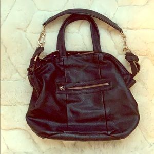 Small Black Leather Purse